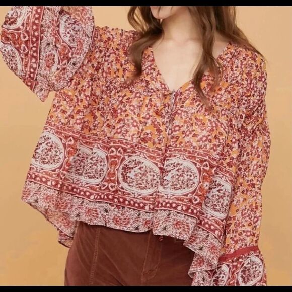 New Free people Lorraine Kimono tunic size XS - Picture 4 of 8